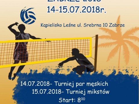 Otwarty Turniej Siatkówki Plażowej Zabrze 2018