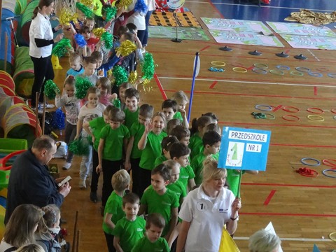 XVI Międzyprzedszkolny Turniej Sportowy ,,Show na sportowo - bawimy się zdrowo" FOTOGALERIA