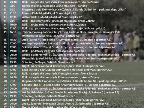 Aktywne Zabrze na kwiecień!