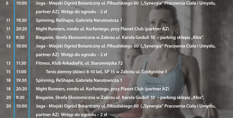 Oferta AKTYWNEGO ZABRZA na lipiec