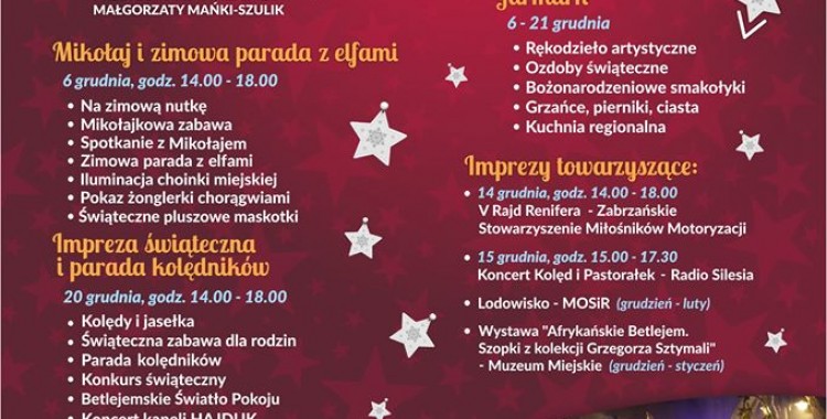 Zabrzański Jarmark Bożonarodzeniowy