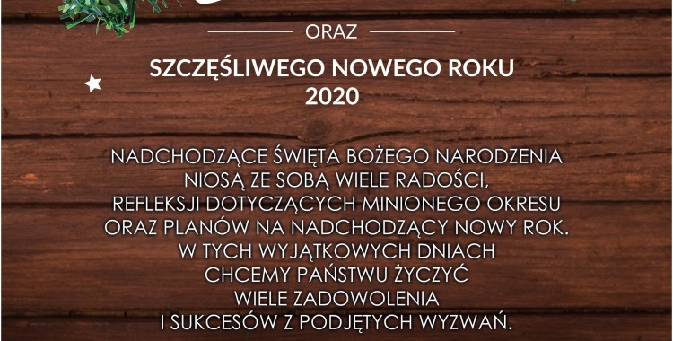 WESOŁYCH ŚWIĄT!