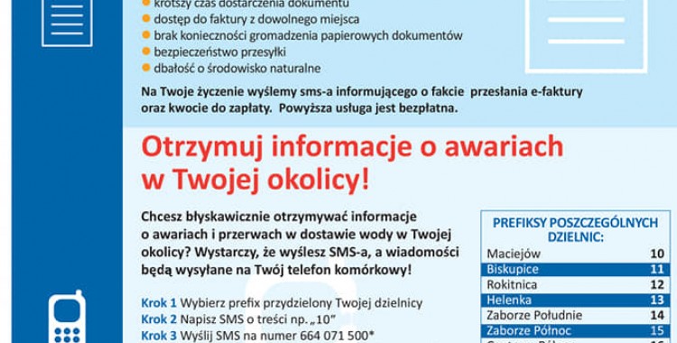 Zabrzańskie Przedsiębiorstwo Wodociągów i Kanalizacji Sp. z o.o. wprowadza szereg udogodnień dla swoich klientów