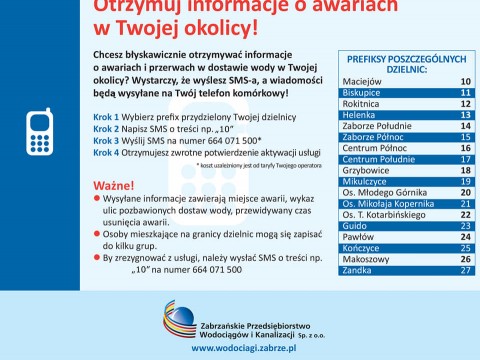 Zabrzańskie Przedsiębiorstwo Wodociągów i Kanalizacji Sp. z o.o. wprowadza szereg udogodnień dla swoich klientów