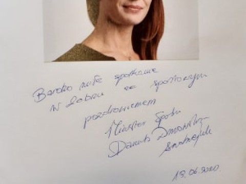 Minister Sportu Danuta Dmowska-Andrzejuk odwiedziła Halę MOSiR!