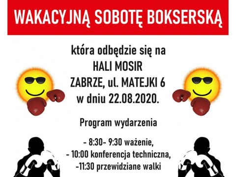 Wakacyjna sobota bokserska w Hali MOSiR