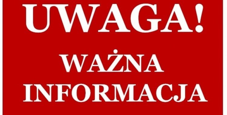 Ważna informacja dotycząca korzystania z obiektów sportowych MOSiR Zabrze od dnia 1 lutego 2021 r.