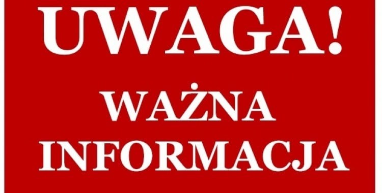 Ważna informacja dotycząca korzystania z obiektów sportowych MOSiR Zabrze od dnia 1 lutego 2021 r. 