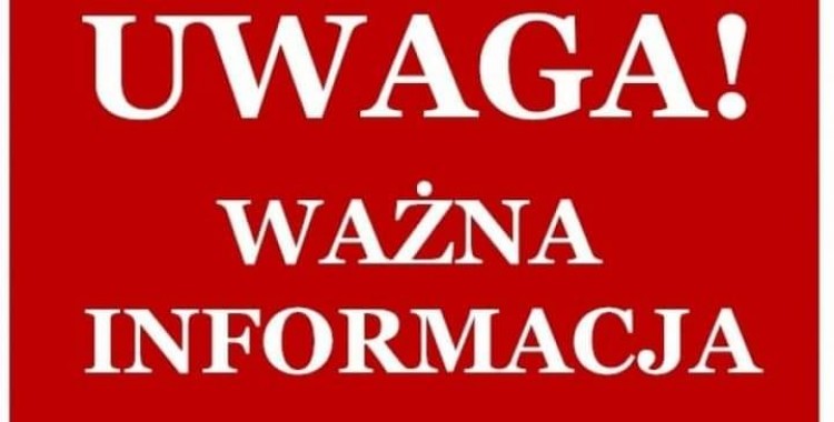 Ważna informacja dotycząca korzystania z obiektów sportowych MOSiR Zabrze do dnia 9 kwietnia br.