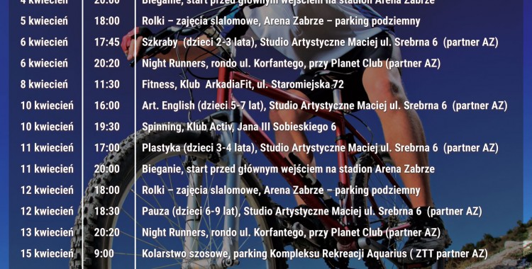 Aktywne Zabrze - kwiecień