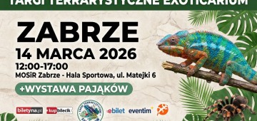 Targi Terrarystyczne Exoticarium w Hali Widowiskowo-Sportowej MOSiR Zabrze