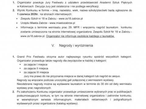 29. Międzynarodowy Festiwal Rysowania w Zabrzu