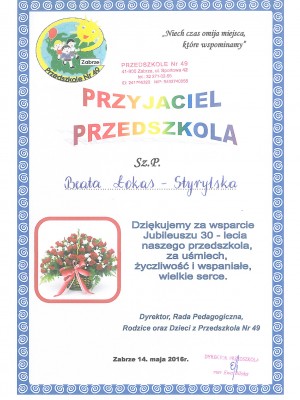 Podziękowanie P49